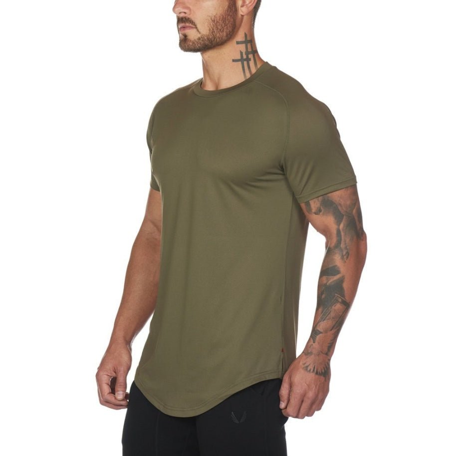 New Gym Wear Plain Shirts Custom Mens Fitness Sports Clothing - Slim&Shine