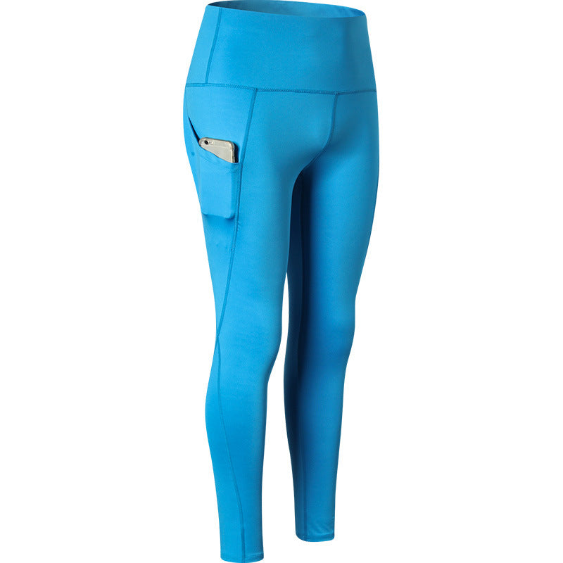 Slim pocket running stretch tights