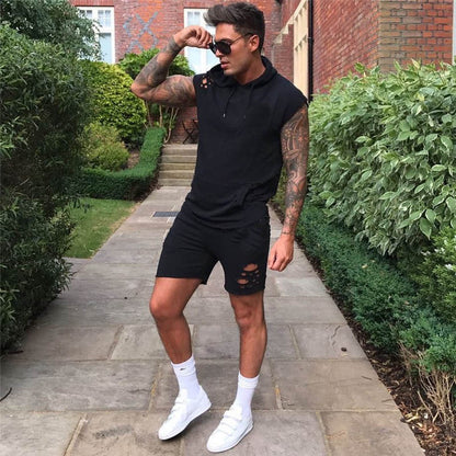 Men's Tights Sportswear Running Sports Suit Training Suit