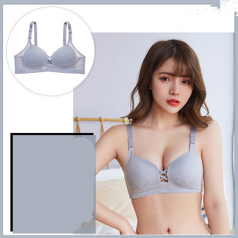 Breathable Gather Bra Seamless Underwear
