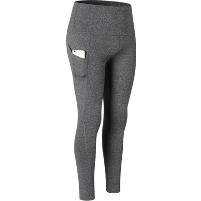 Slim pocket running stretch tights