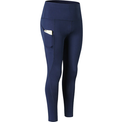 Slim pocket running stretch tights
