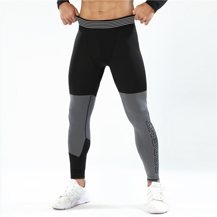 Fitness Running Training Quick-drying Pants Men's Stretch Tights