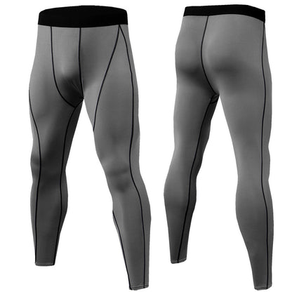 Fitness Running Training Quick-drying Pants Men's Stretch Tights