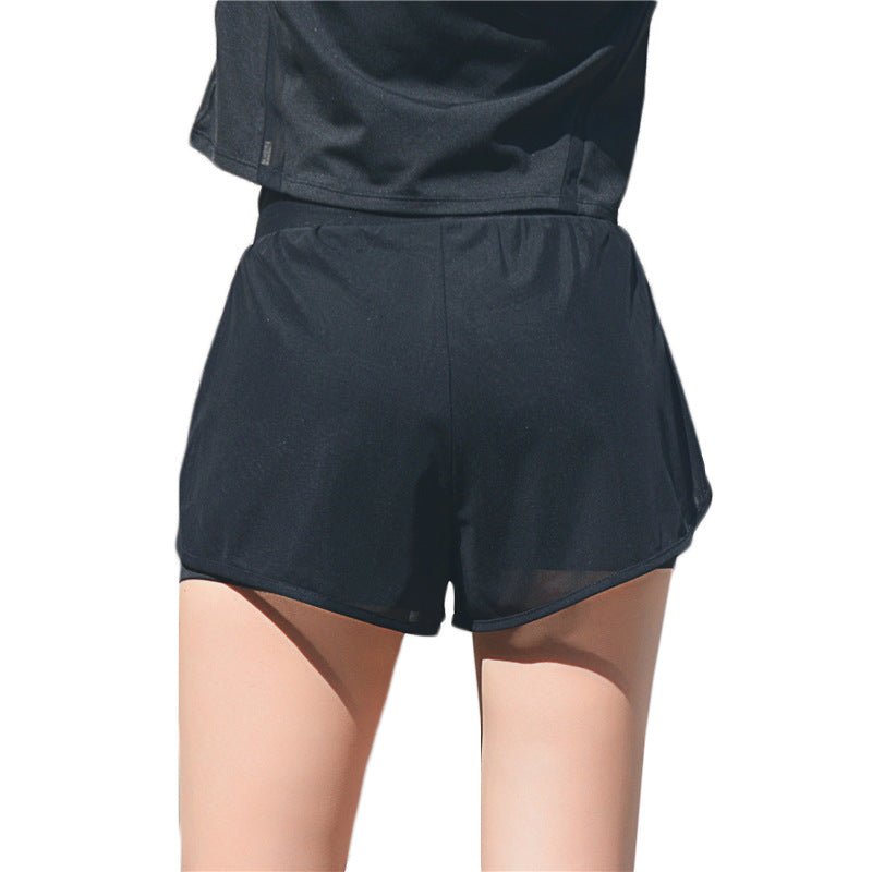 Anti - glare sports fitness shorts - Slim&Shine