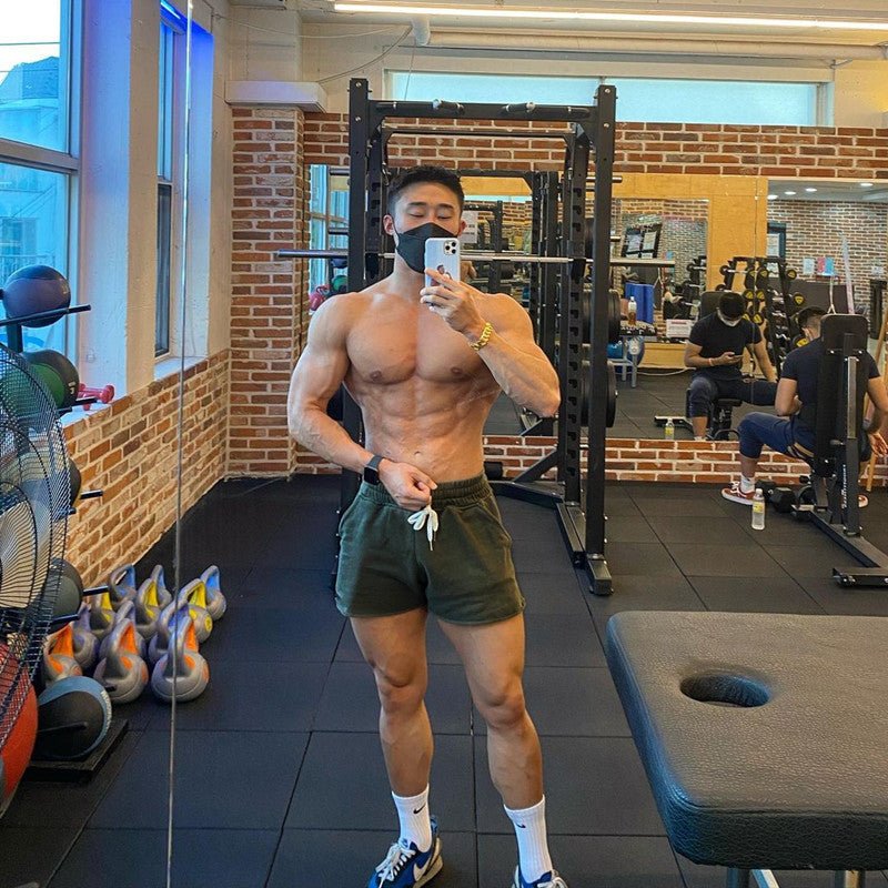 Curling Shorts Men's Fitness Sports - Slim&Shine