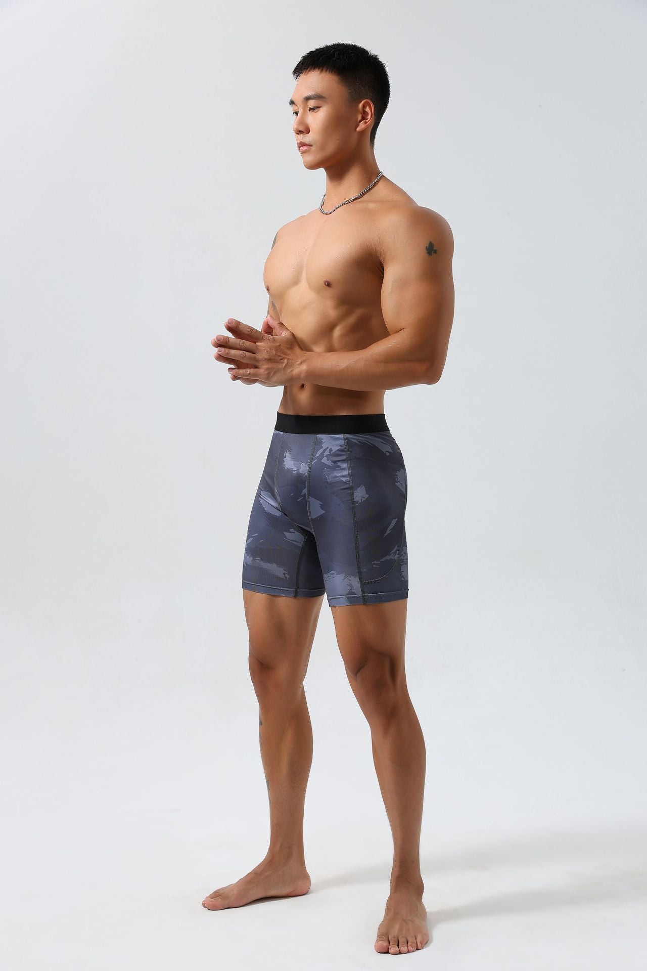Fitness Tight Shorts Men's Quick - drying Skinny Running Fitness Shorts - Slim&Shine