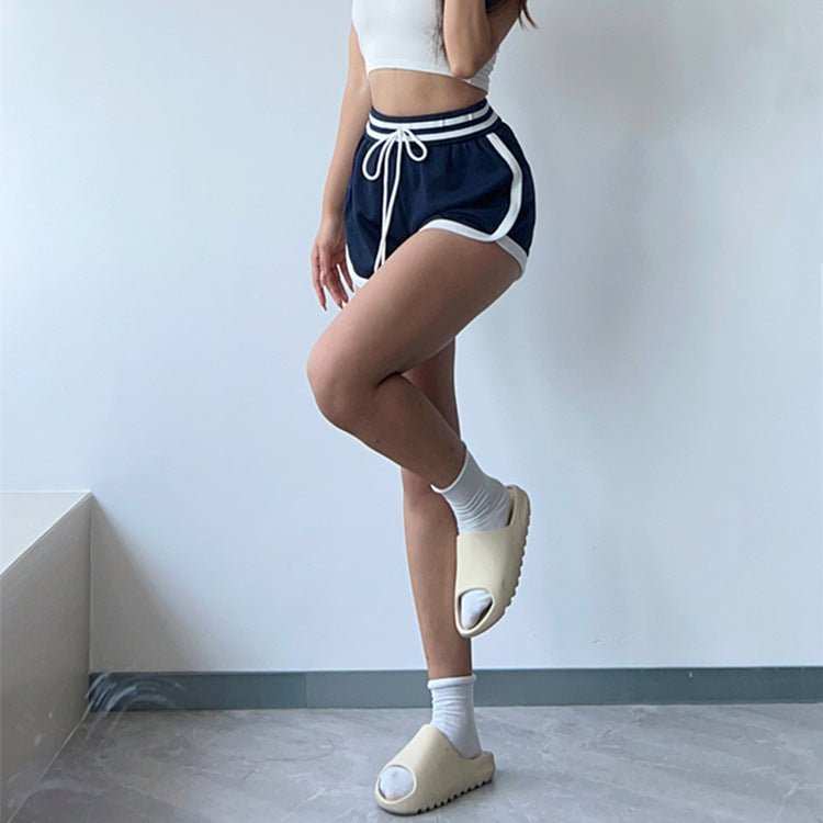 High Waist Loose Fitness Shorts - Slim&Shine