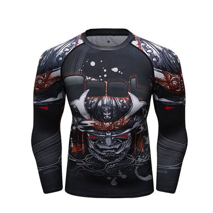 Long sleeved tights, men's running suit - Slim&Shine