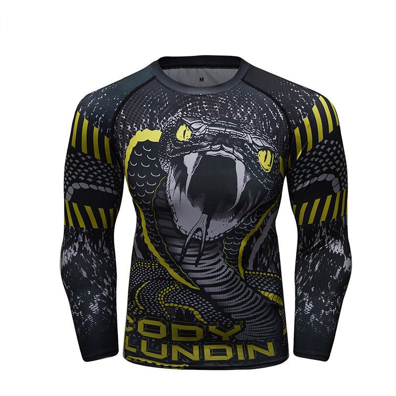 Long sleeved tights, men's running suit - Slim&Shine