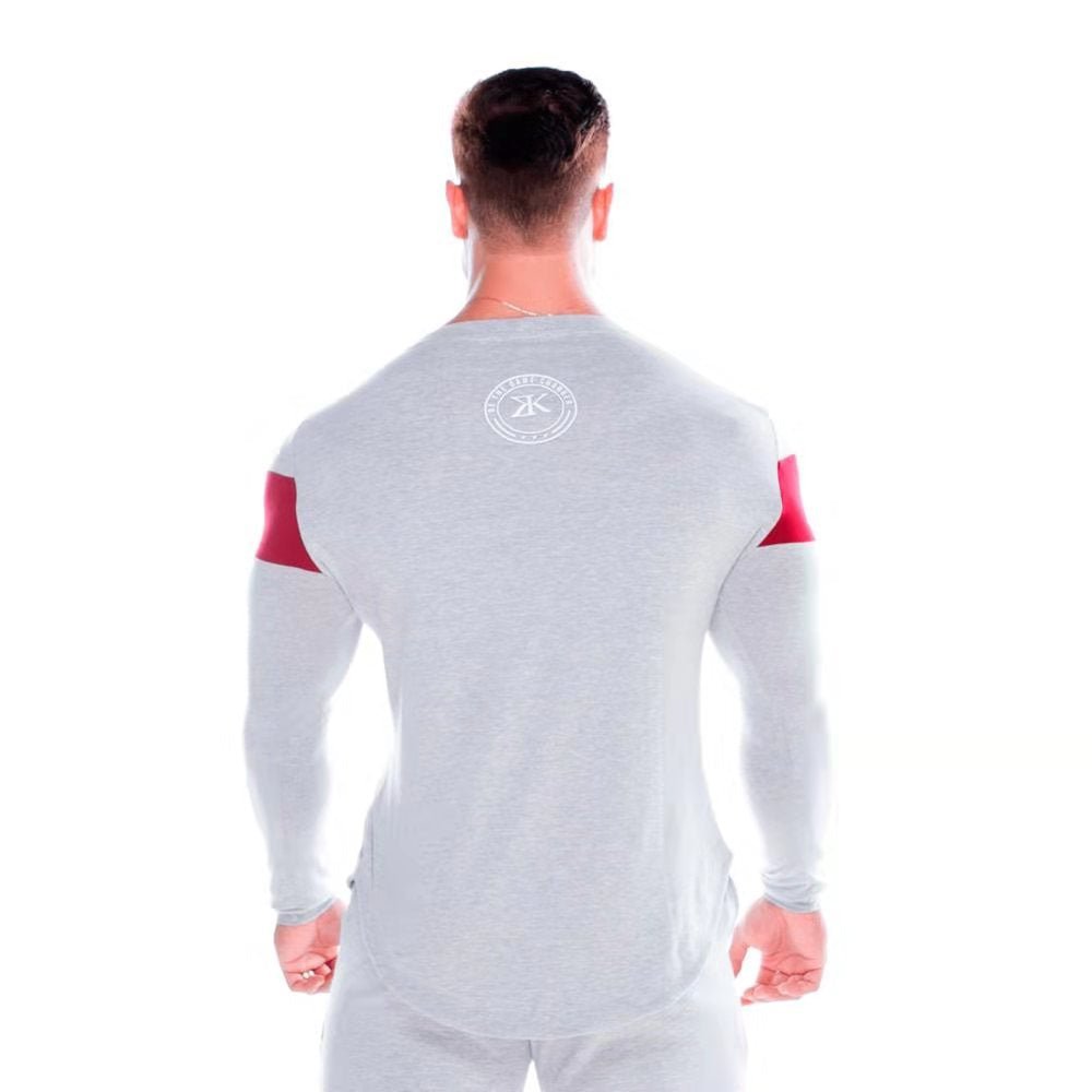 Muscle Brothers Sports T-shirt Men's Long - sleeved Fitness Top Bottoming Shirt - Slim&Shine