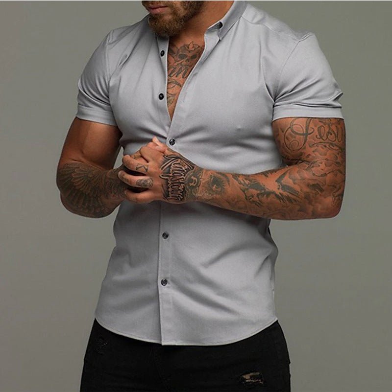 Muscle Men Shaping Simple Shirt - Slim&Shine
