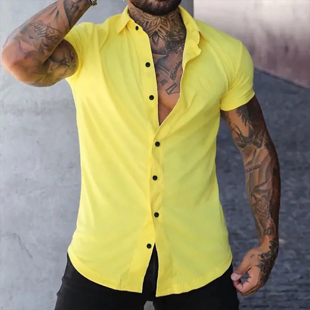 Muscle Men Shaping Simple Shirt - Slim&Shine