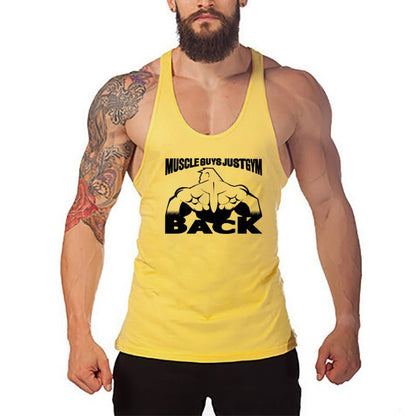 Muscle Men's Fitness Vest Cotton T-shirt - Slim&Shine