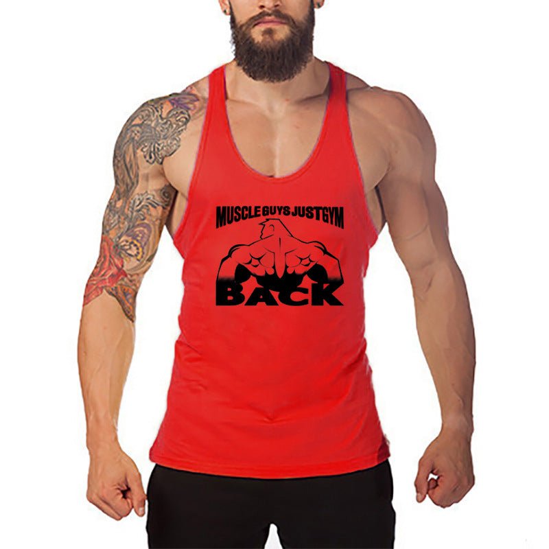 Muscle Men's Fitness Vest Cotton T-shirt - Slim&Shine
