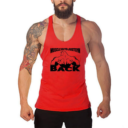 Muscle Men's Fitness Vest Cotton T-shirt - Slim&Shine