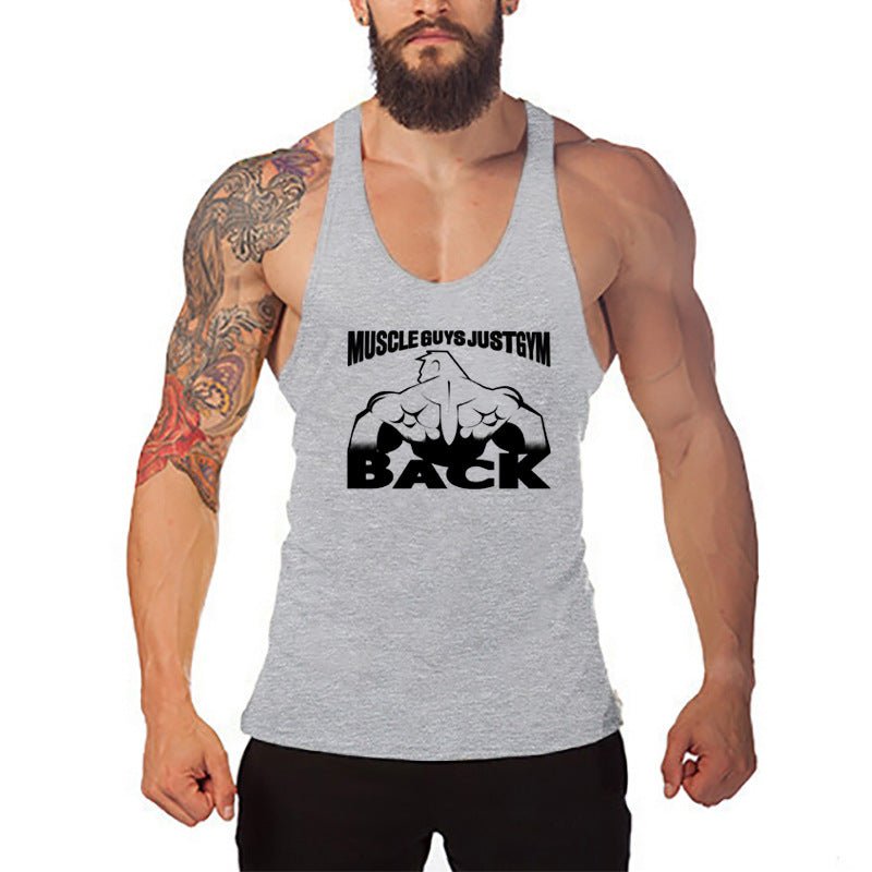 Muscle Men's Fitness Vest Cotton T-shirt - Slim&Shine
