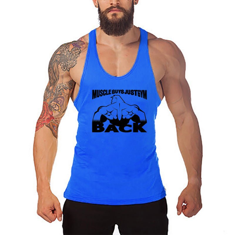 Muscle Men's Fitness Vest Cotton T-shirt - Slim&Shine