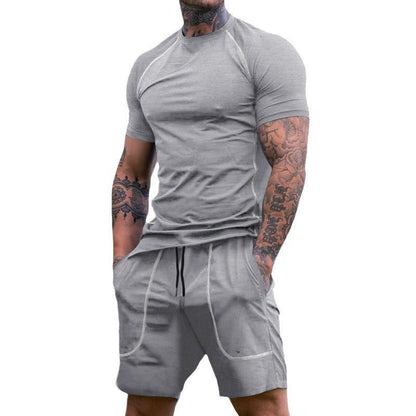 New Sports Tights Shorts Men's Running Fitness Suit - Slim&Shine