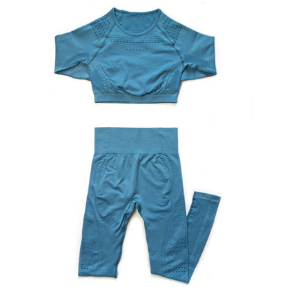 Seamless yoga gym suit - Slim&Shine