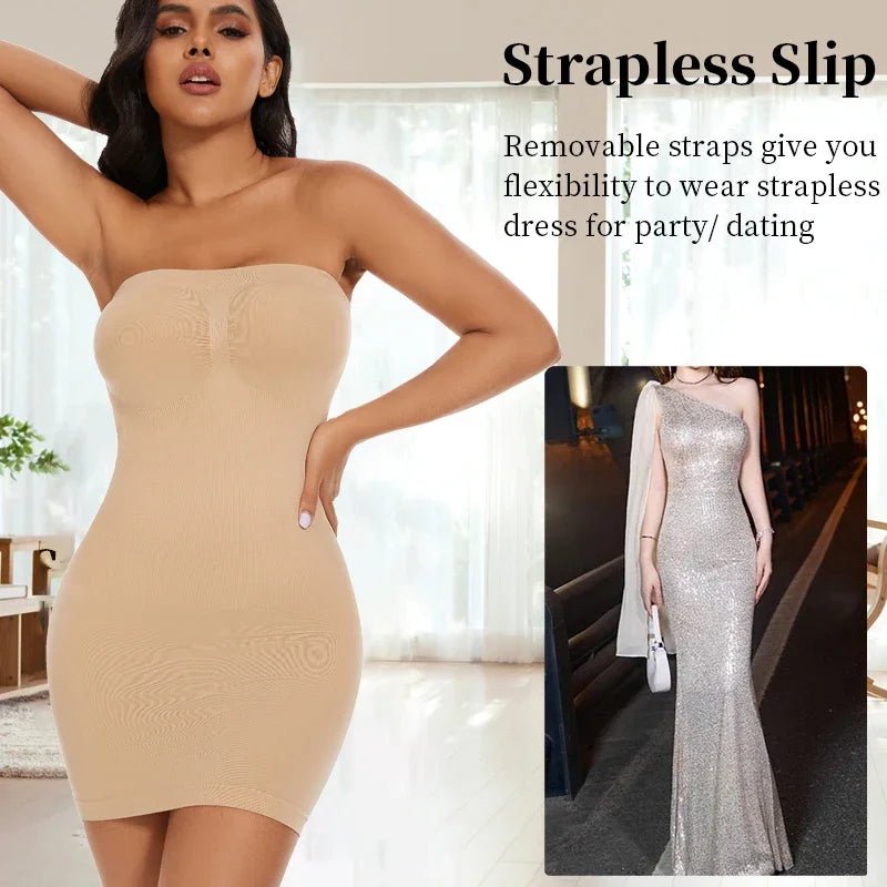 Sexy Full Slip Shapewear Women Dress - Slim&Shine