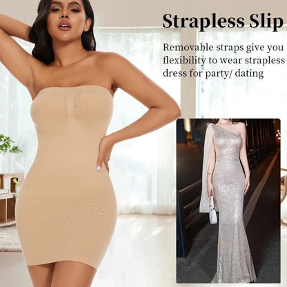 Sexy Full Slip Shapewear Women Dress - Slim&Shine