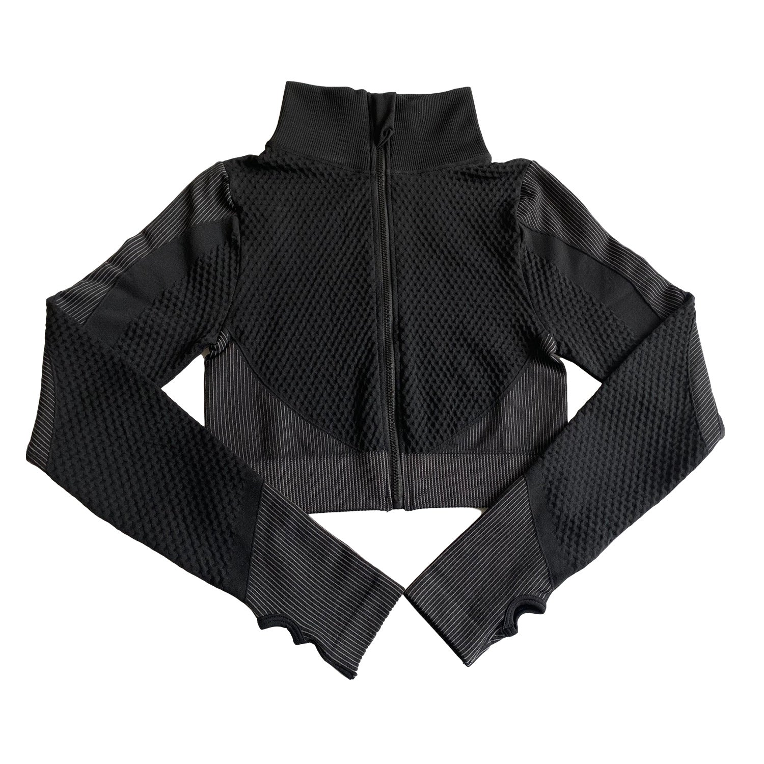 Shark Seamless Exercise Gym Wear Women's Long Sleeve Top - Slim&Shine