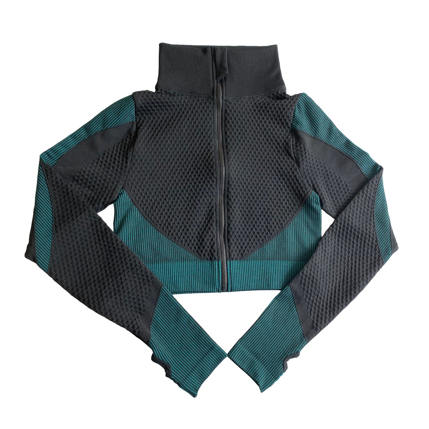 Shark Seamless Exercise Gym Wear Women's Long Sleeve Top - Slim&Shine