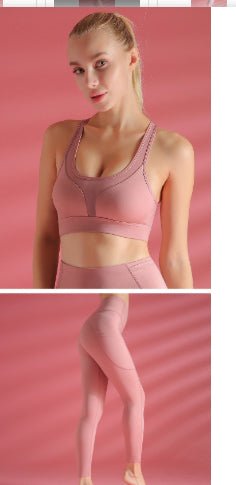 Sports Bra Shockproof Yoga Vest Sports Bra - Slim&Shine