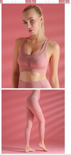 Sports Bra Shockproof Yoga Vest Sports Bra - Slim&Shine
