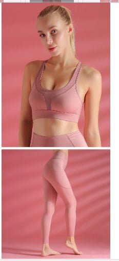 Sports Bra Shockproof Yoga Vest Sports Bra - Slim&Shine