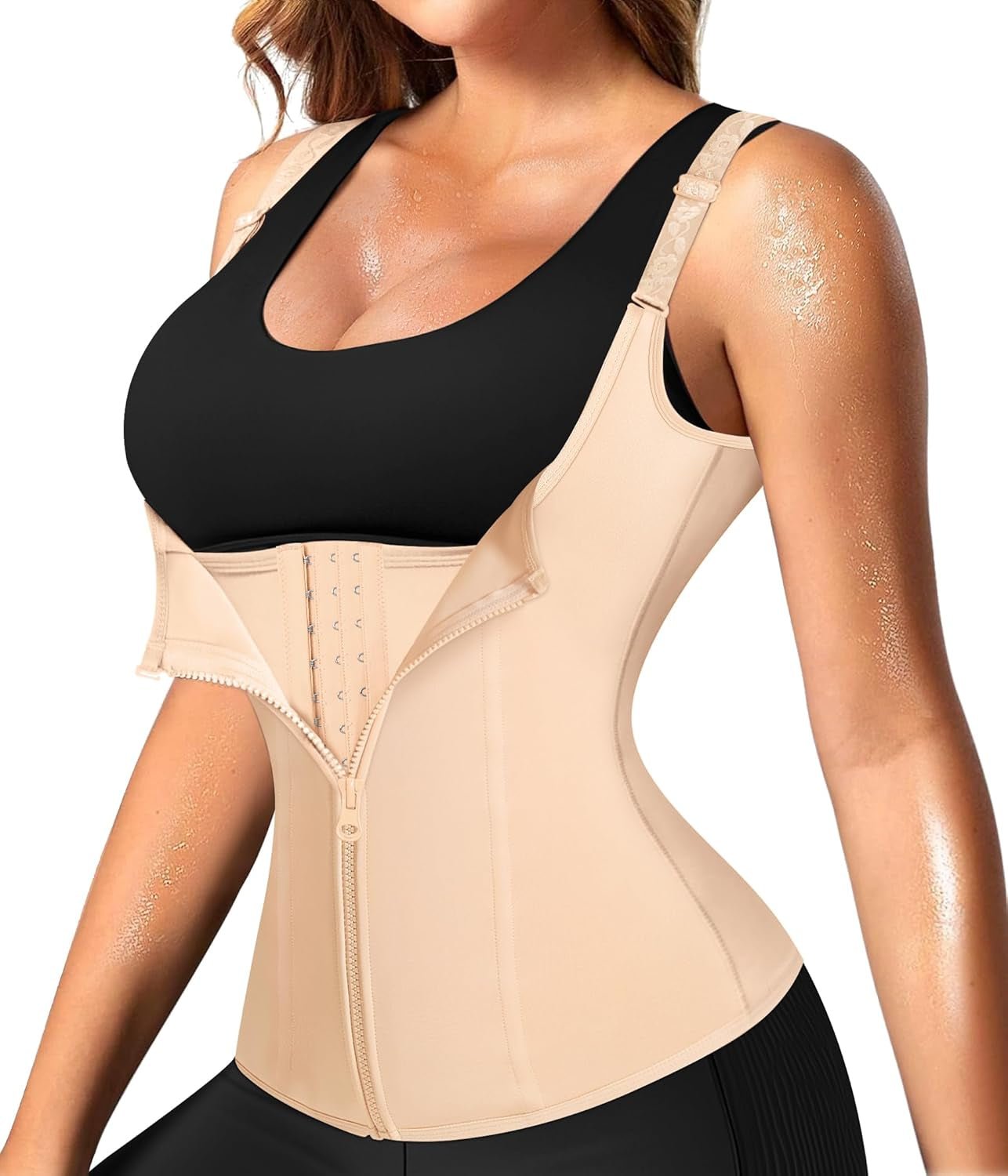 Waist Trainer for Women Corset Shapewear with Zipper - Slim&Shine