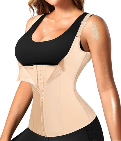Waist Trainer for Women Corset Shapewear with Zipper - Slim&Shine